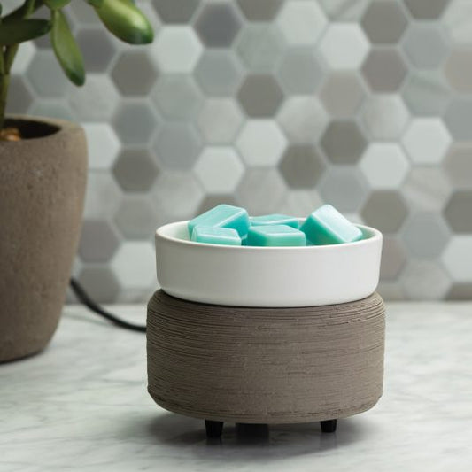 Grey Texture 2-in-1 Warmer, The Feathered Farmhouse