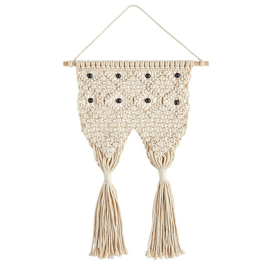 Macrame Two Pocket Plant Holder, The Feathered Farmhouse