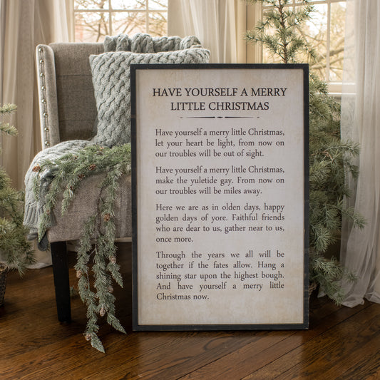 Little Christmas Sign, The Feathered Farmhouse