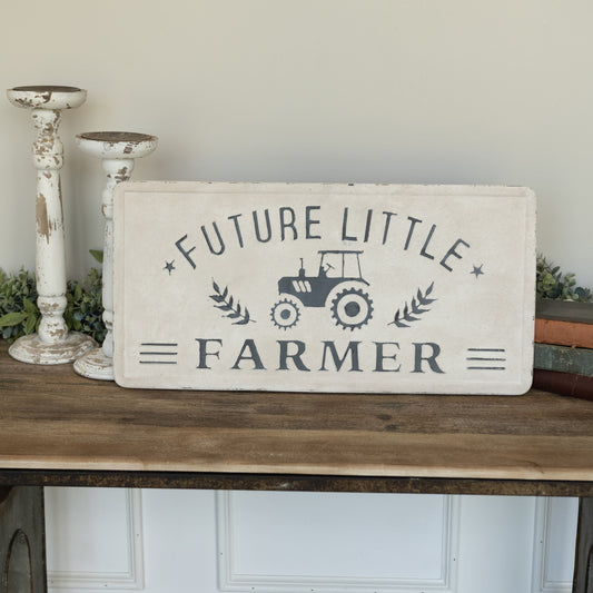future farmer sign Feathered Farmhouse