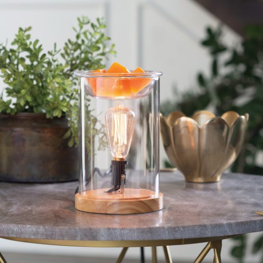 Wood + Glass Warmer, The Feathered Farmhouse