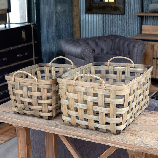 Tobacco Storage Basket, The Feathered Farmhouse