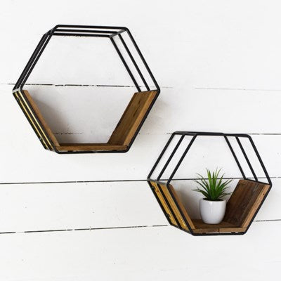 Hexagon Loft Shelf