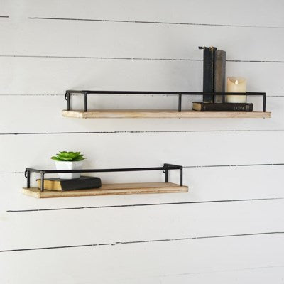 Tin Wood Shelf