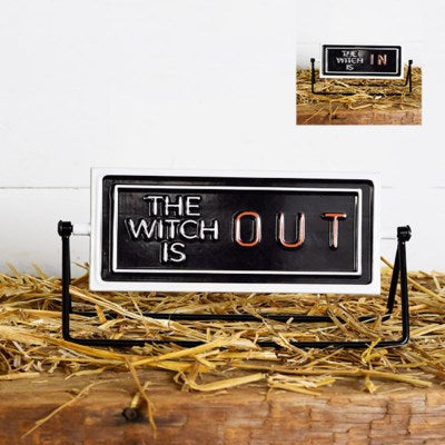 Witch Rotating Sign