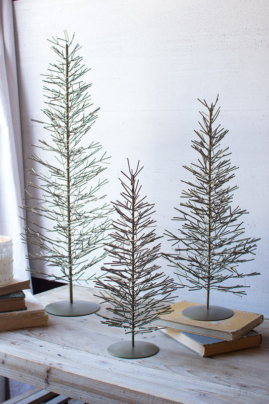 Antique Brass Wire Trees, The Feathered Farmhouse