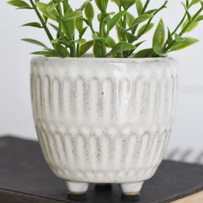 Stripe Ceramic Planter