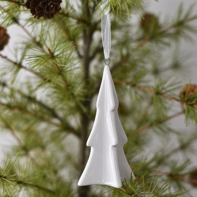 White Tree Ornament