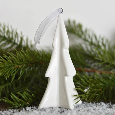 White Tree Ornament