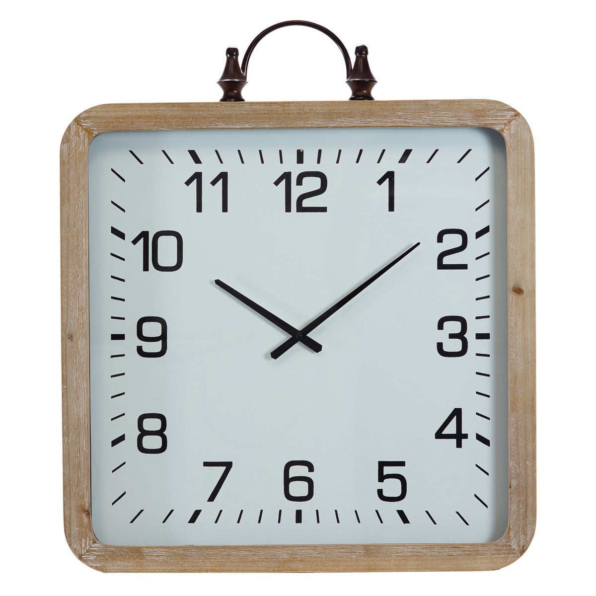 Wood Framed Clock, The Feathered Farmhouse