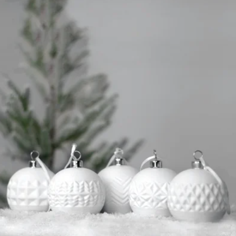 Ceramic Ornaments, Feathered Farmhouse