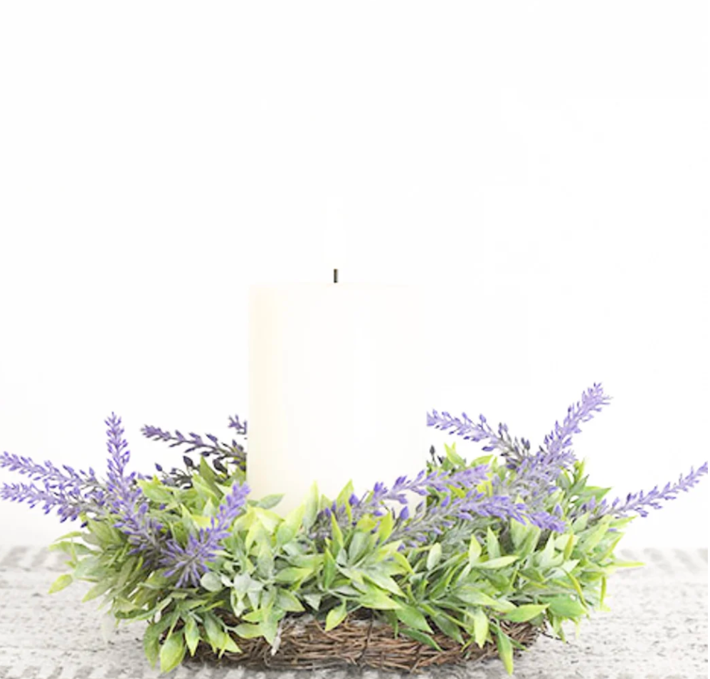 Lavender Wreath, The Feathered Farmhouse