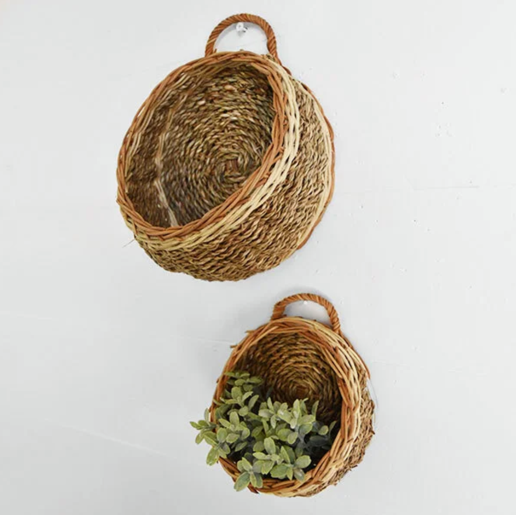 Hanging Ratta + Seagrass Basket, The Feathered Farmhouse