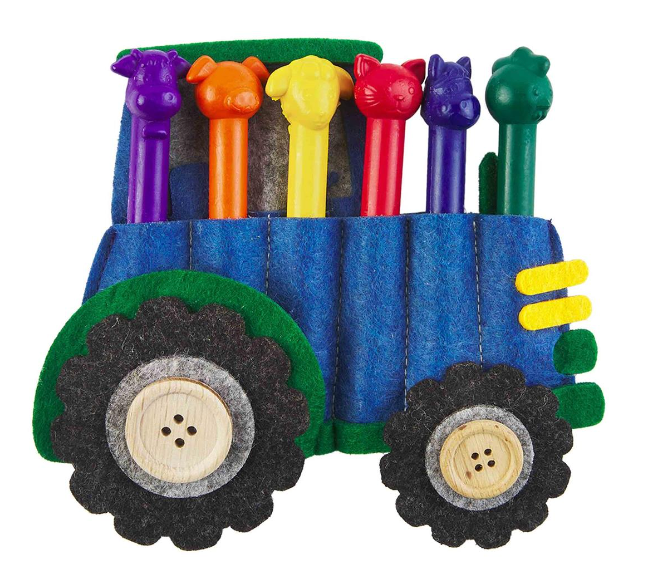 Tractor Crayon Set, The feathered Farmhouse