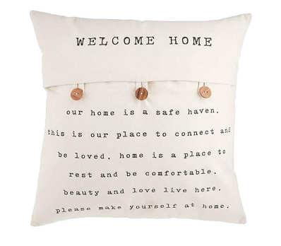 Welcome Home Pillow, The Feathered Farmhouse