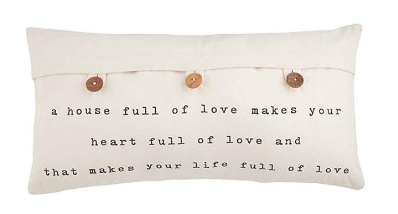 House Full of Love Pillow, The Feathered Farmhouse