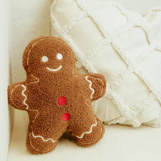 Gingerbread Man Pillow, The Feathered Farmhouse