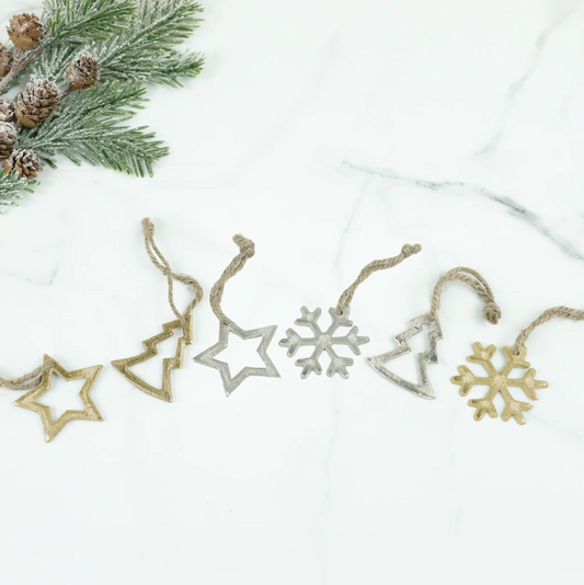 Gold + Silver Ornaments, The Feathered Farmhouse