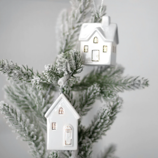 Mini House Ornament, The Feathered Farmhouse