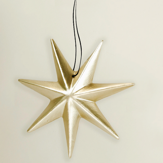 Gold Star Ornament, The Feathered Farmhouse