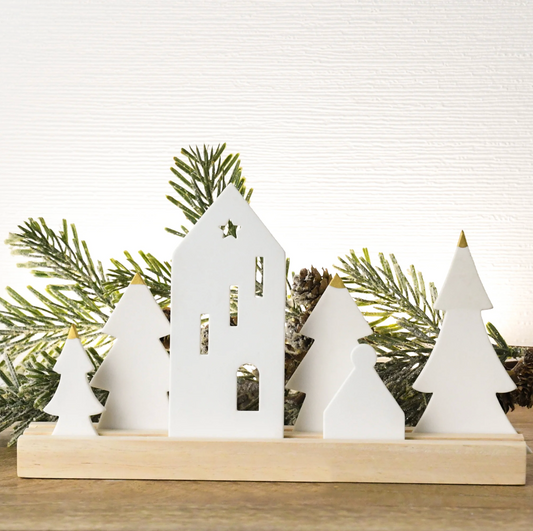 House + Tree Tabletop, The Feathered Farmhouse
