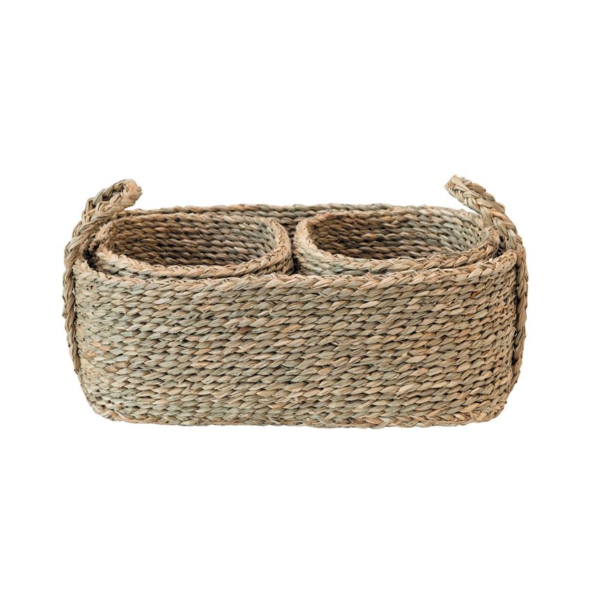 Seagrass Nested Baskets, The Feathered Farmhouse
