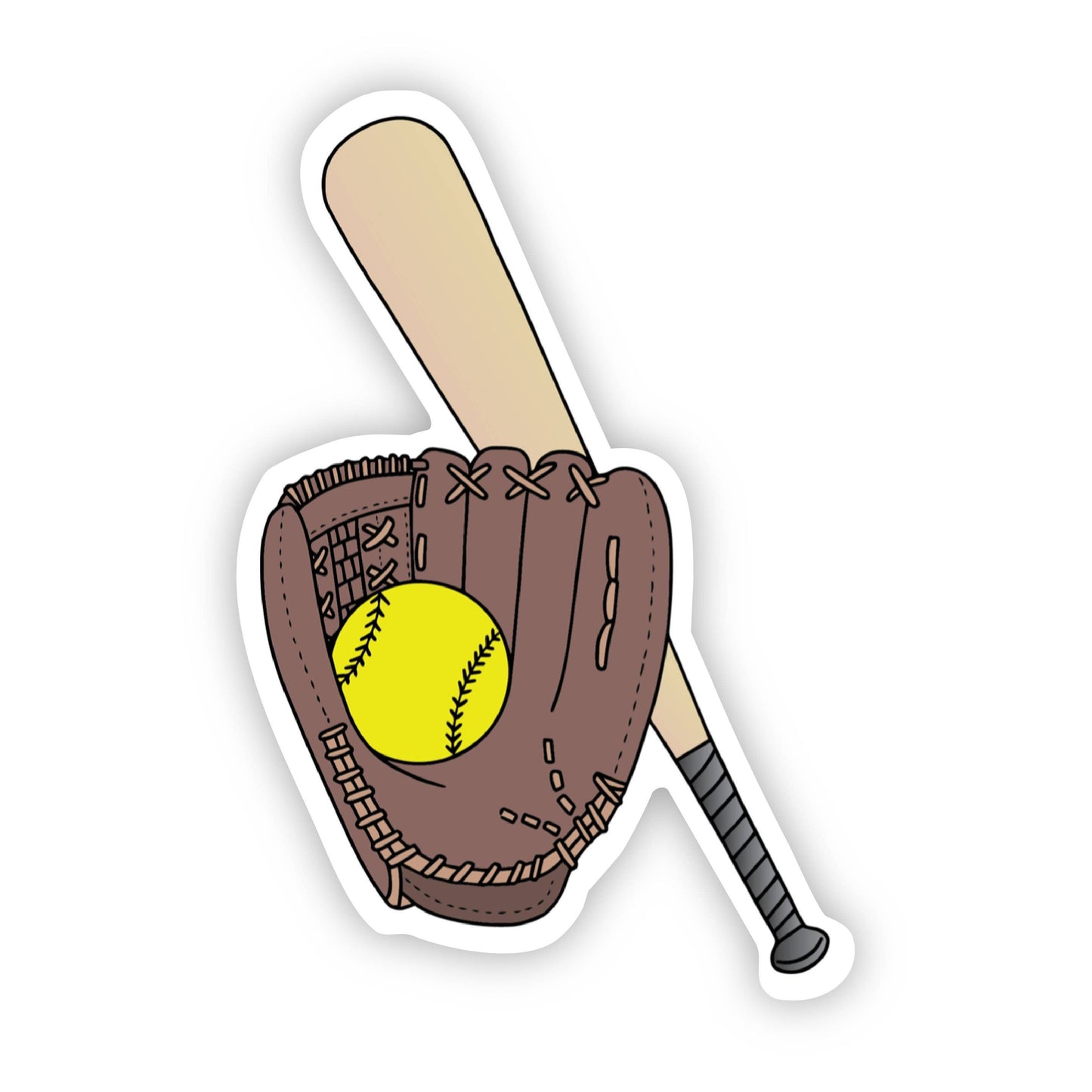 Softball Sticker