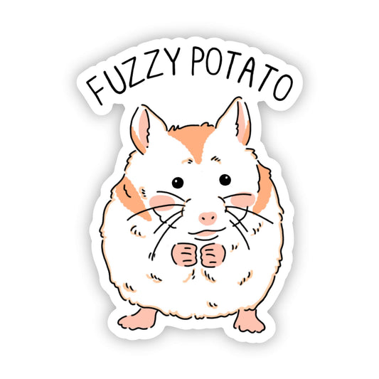 "fuzzy potato" hamster sticker