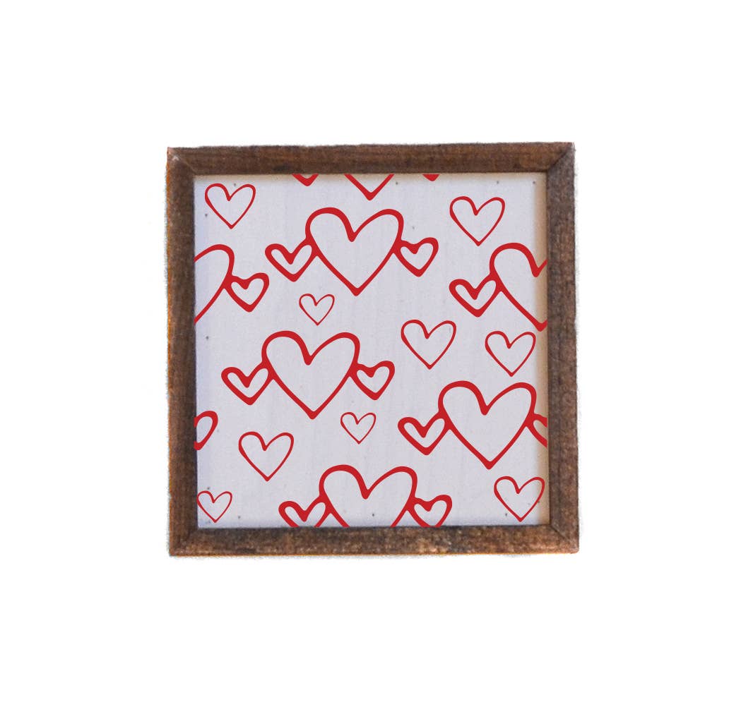 Heart Pattern Sign, The Feathered Farmhouse