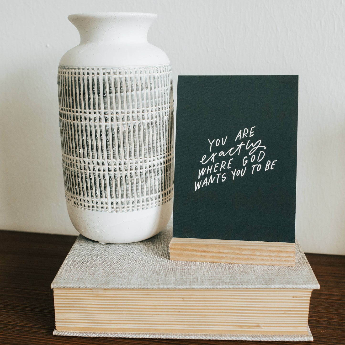 Wood Block Print Holder