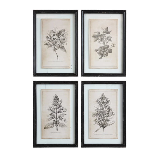 Framed Floral Wall Decor, The Feathered Farmhouse