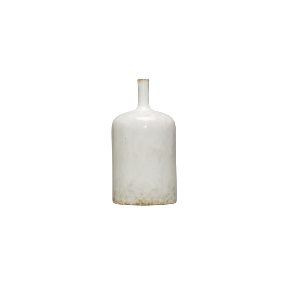 Glazed White Vase