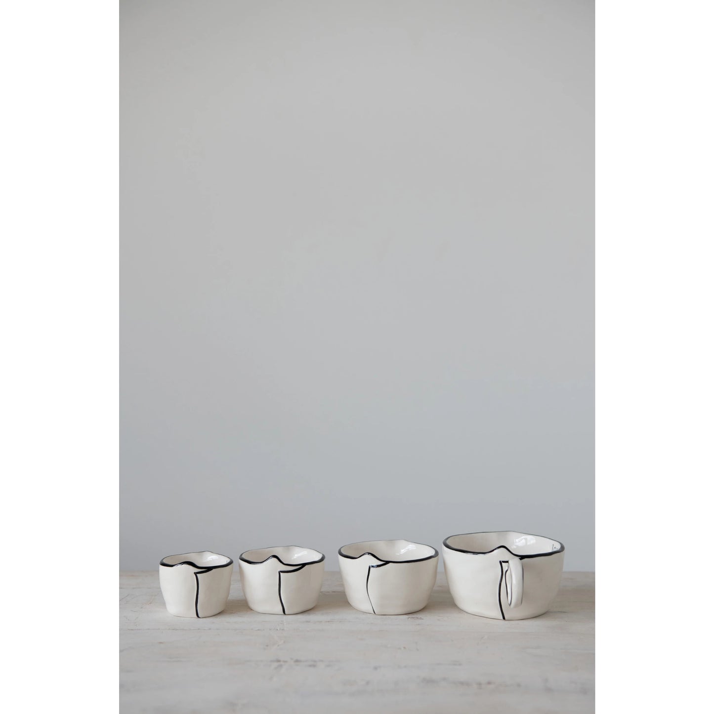 Stoneware Measuring Cups, The Feathered Farmhouse
