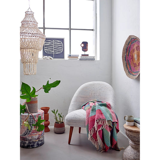 Stripe Tassle Throw, The Feathered Farmhouse