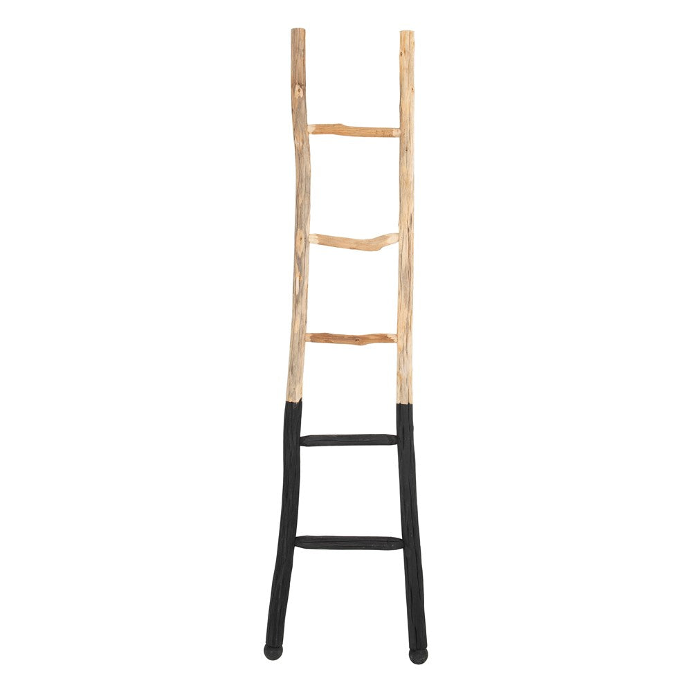 Black Dipped Wood Ladder