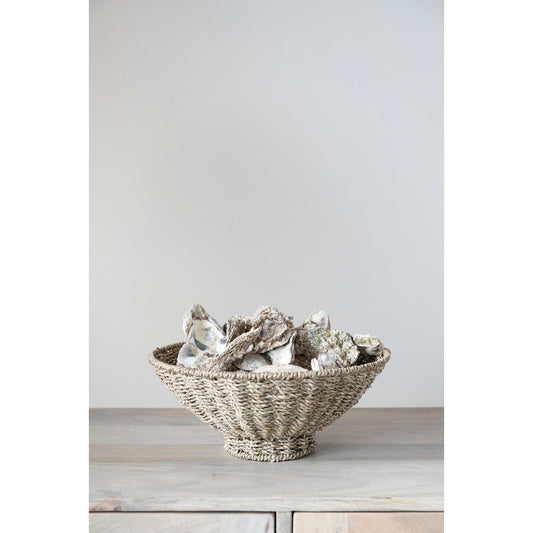 Seagrass Footed Bowl