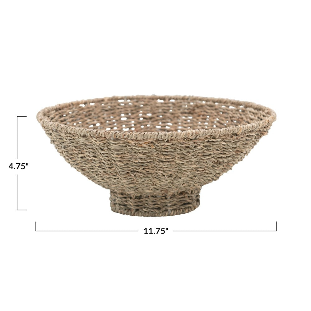 Seagrass Footed Bowl
