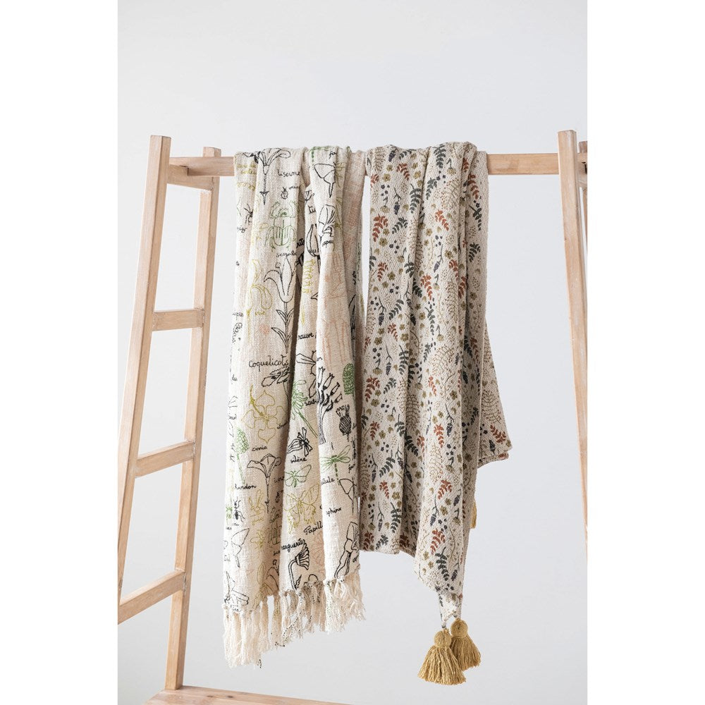 Floral Throw, The Feathered Farmhouse