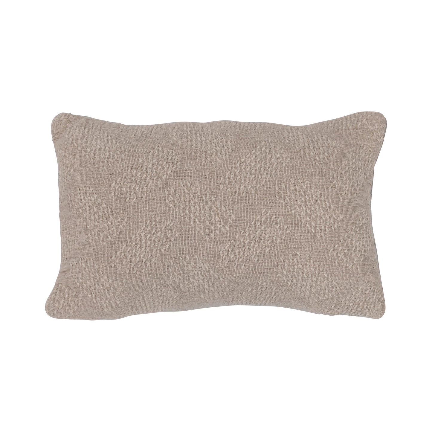 Two-Sided Jacquard Lumbar Pillow