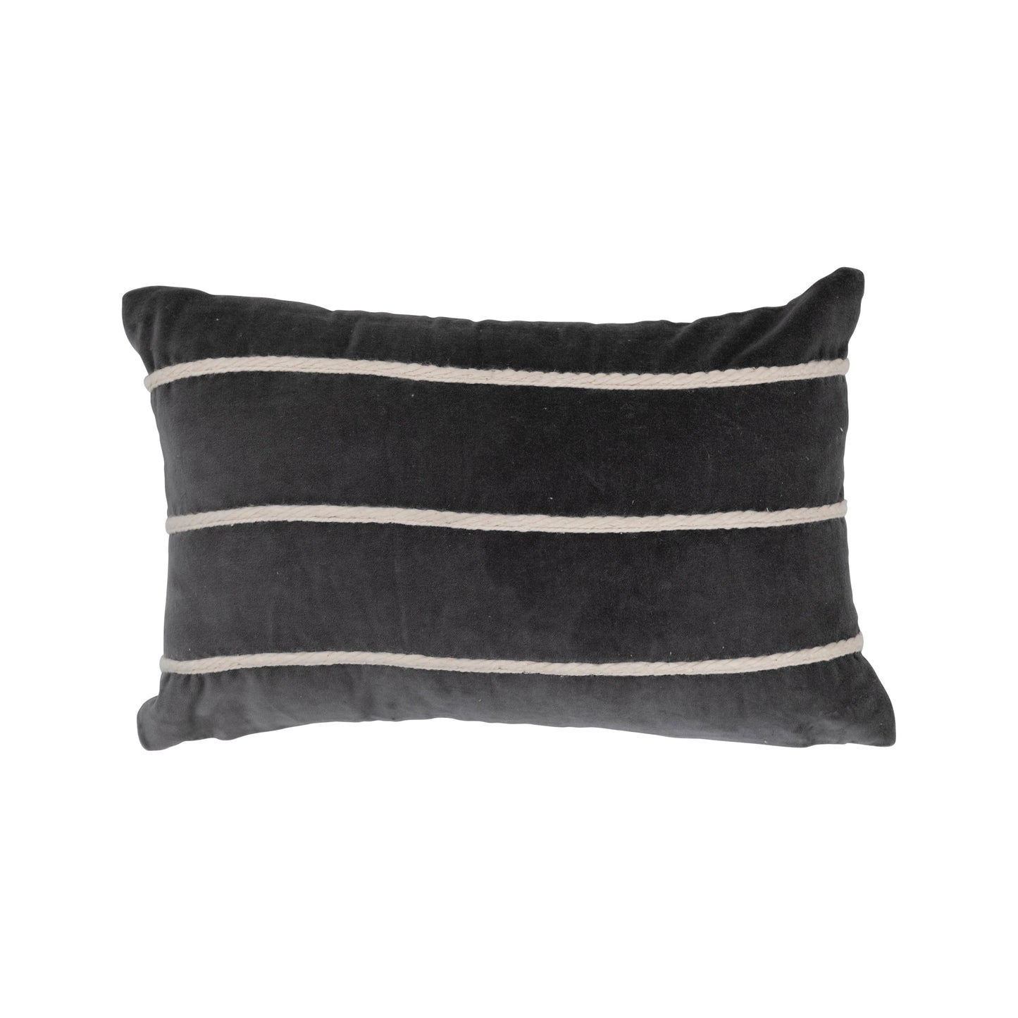Black + White Stripe Pillow, The Feathered Farmhouse