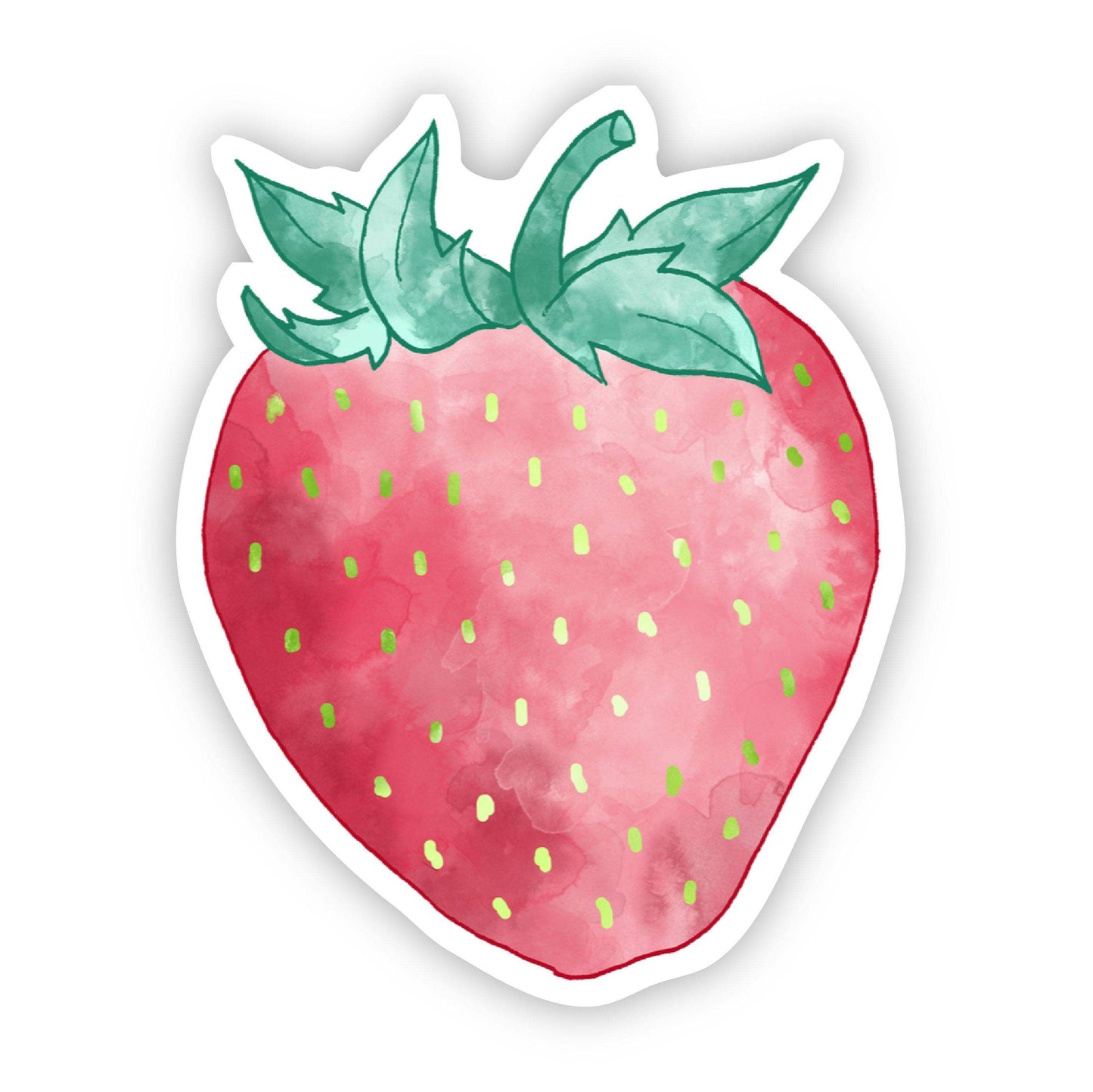 Strawberry Watercolor Sticker
