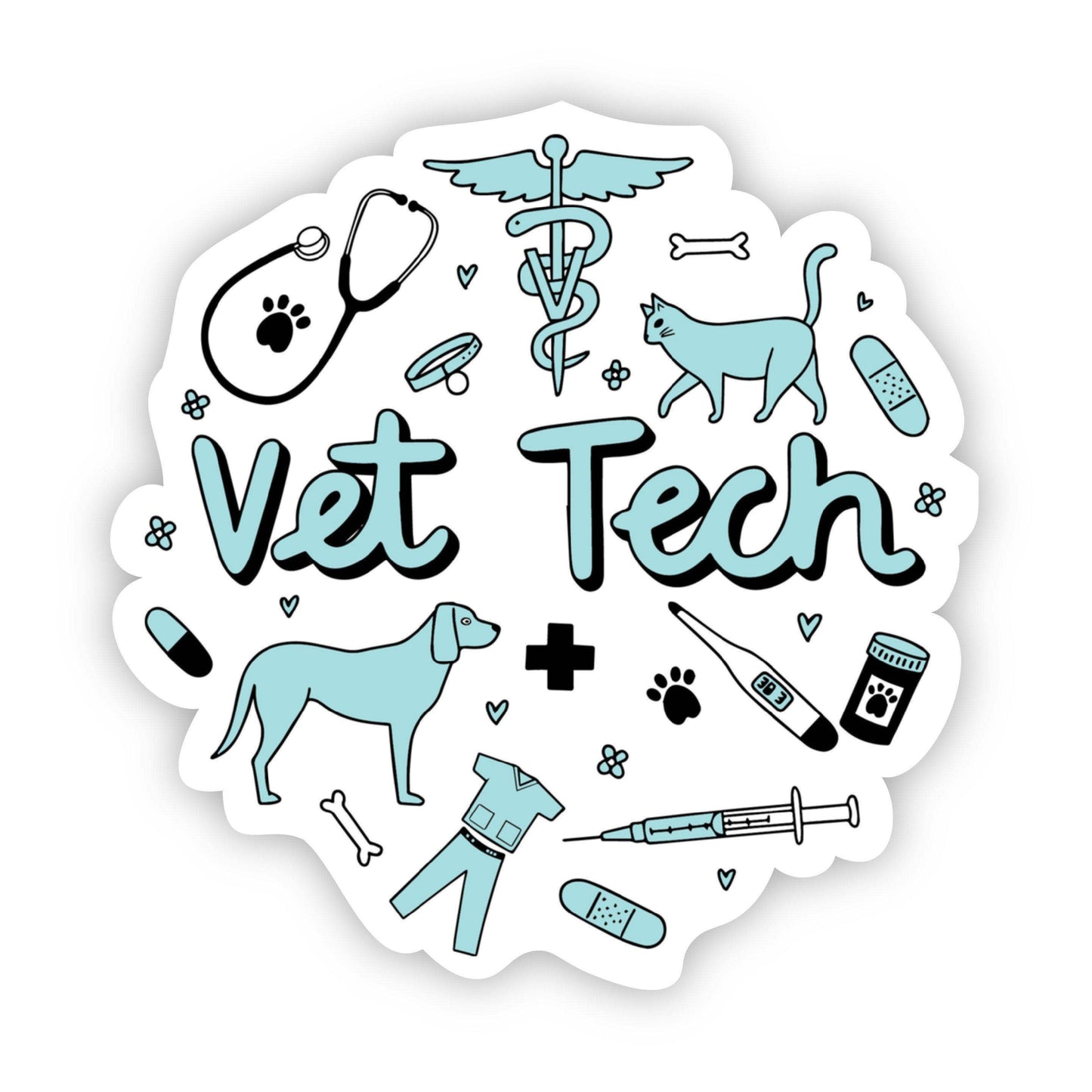Vet Tech Sticker
