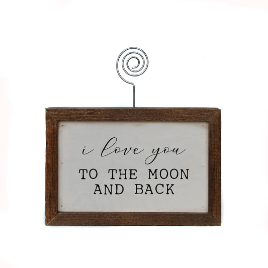I Love You To The Moon Frame