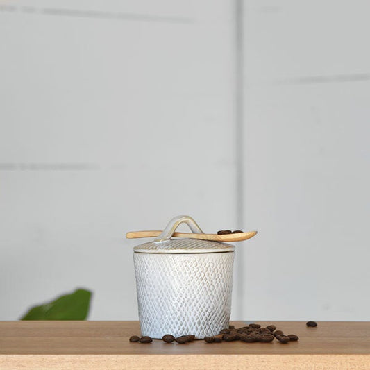 Score Pattern Storage Jar, The Feathered Farmhouse