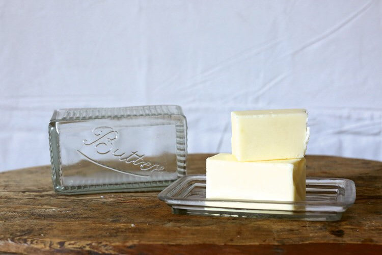 Glass Butter Dish