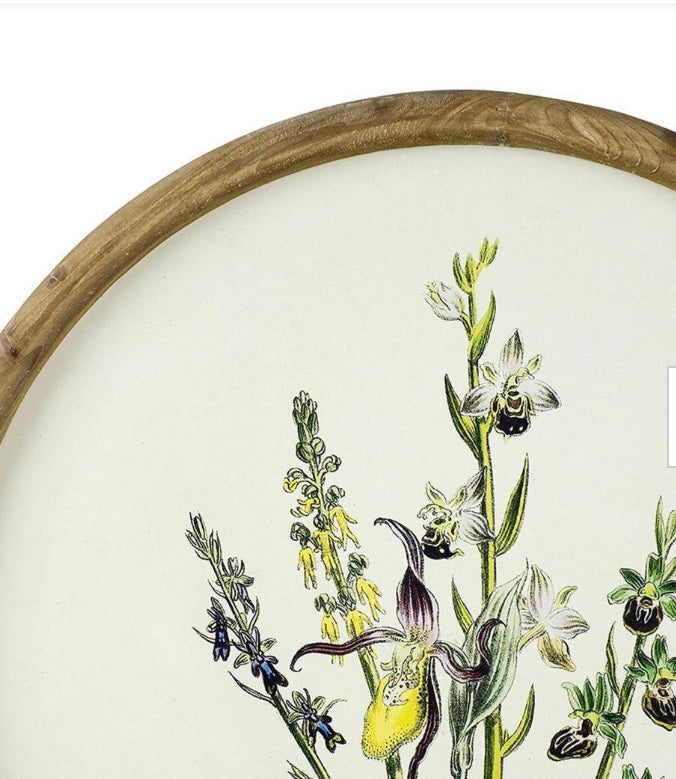 Flower Print Rounded Floral Round Prints – The Feathered Farmhouse
