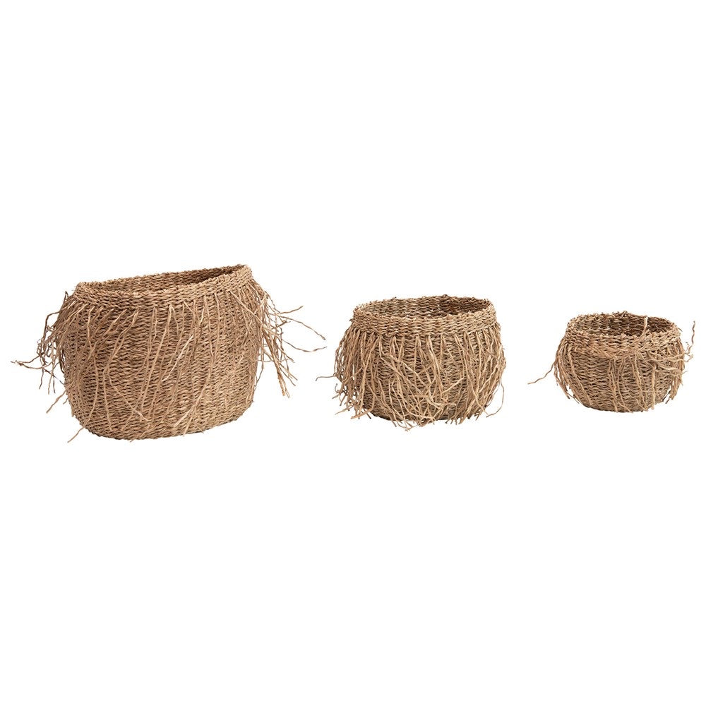 Fringe Seagrass Basket