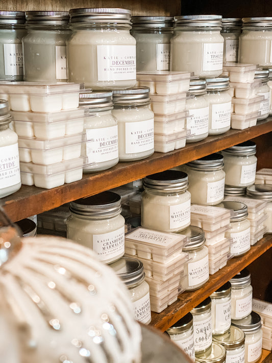 Katie + Co Candles, Feathered Farmhouse