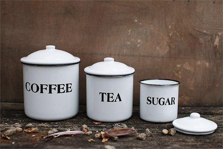 Coffee, Tea and Sugar Canisters