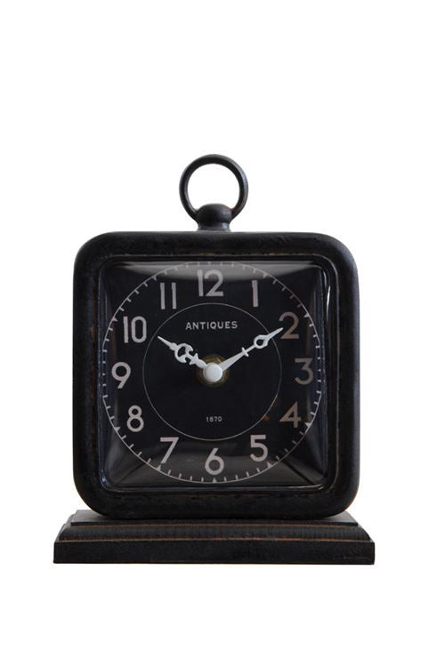Pewter Table Clock